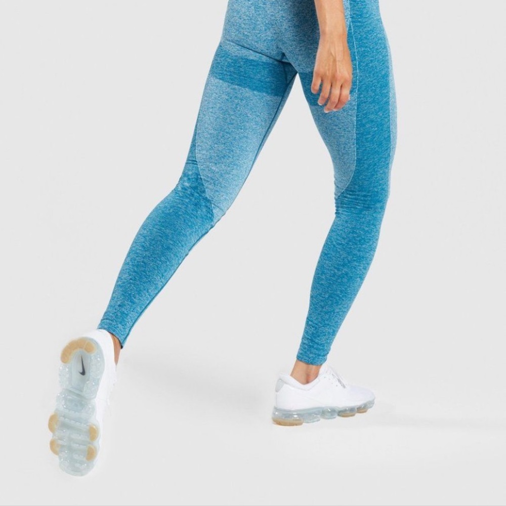 Gymshark Teal/ blue mark leggings size small